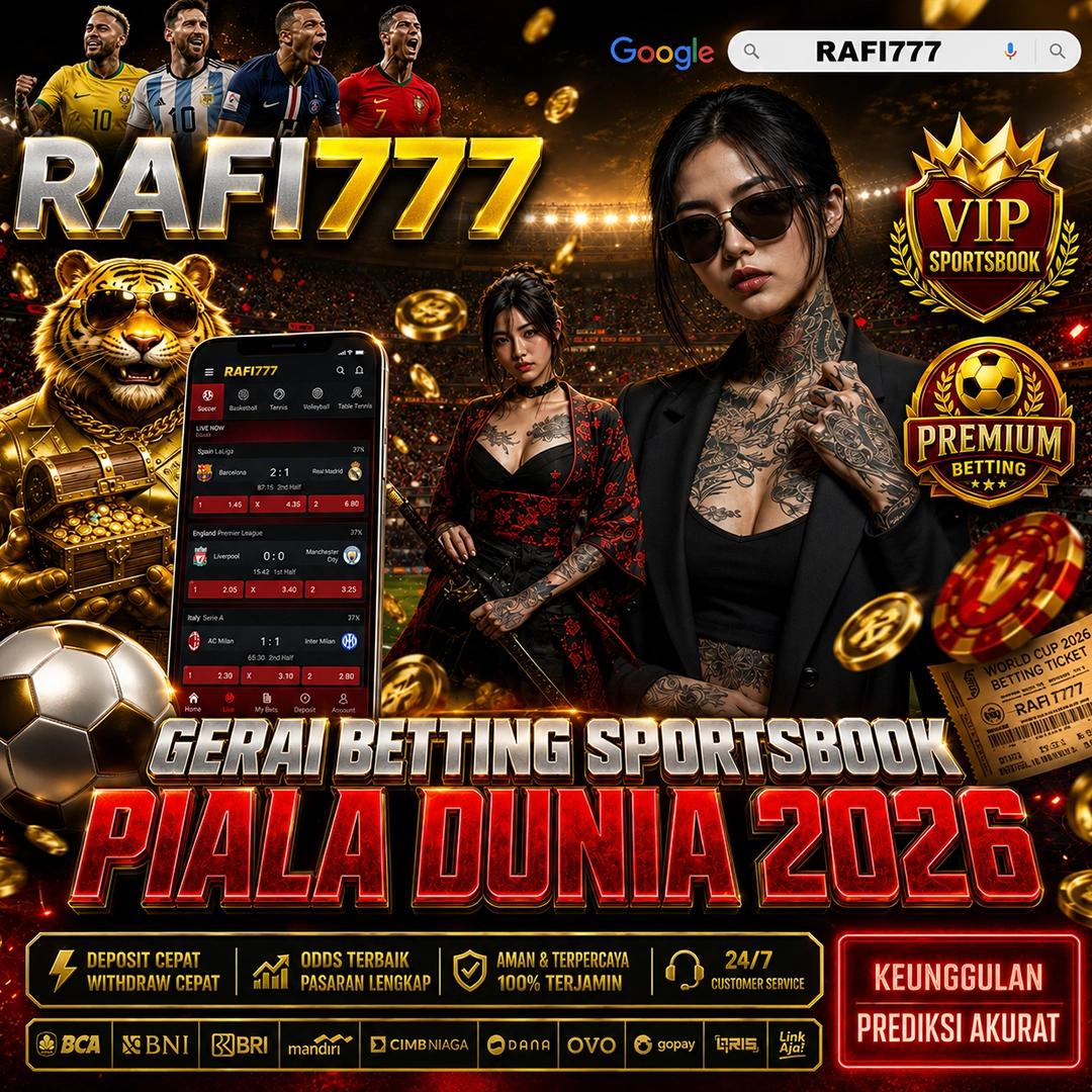 RAFI777 𒁍 Gerai Betting Sportsbook Piala Dunia 2026 Dengan Keunggulan Prediksi Jitu